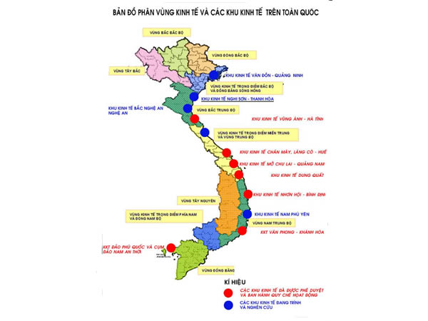 7 vùng kinh tế