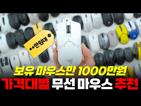 마우스 뭐 사야 돼? 직접 써본 마우스만 1000만원! 무선 게이밍 마우스 가격대별 끝판왕 추천 [4k]