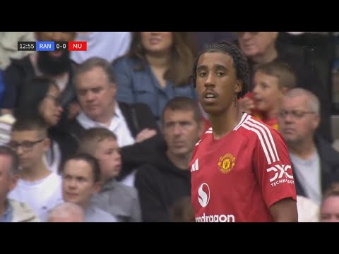 Leny Yoro Man Utd DEBUT vs Rangers 2024/25 🔴⚫